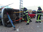 Oefening Brand Wegvervoer Auto Vaart Buitenpost